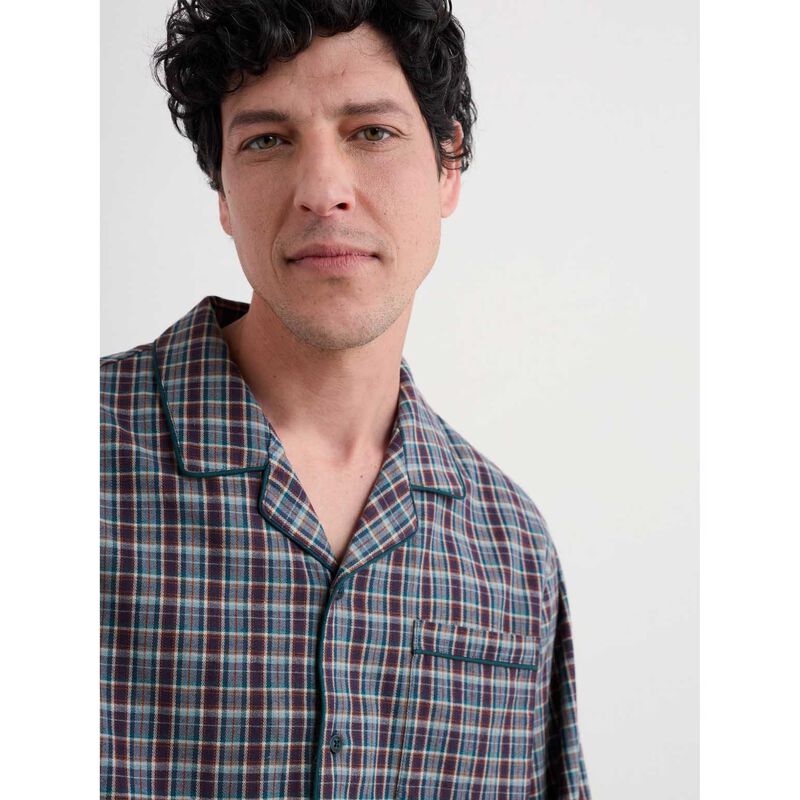 Seasalt Cornwall Netter Pyjama Set Raven Dark Lake image number 3